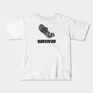 Slipper, Sandal beats Survivor Kids T-Shirt